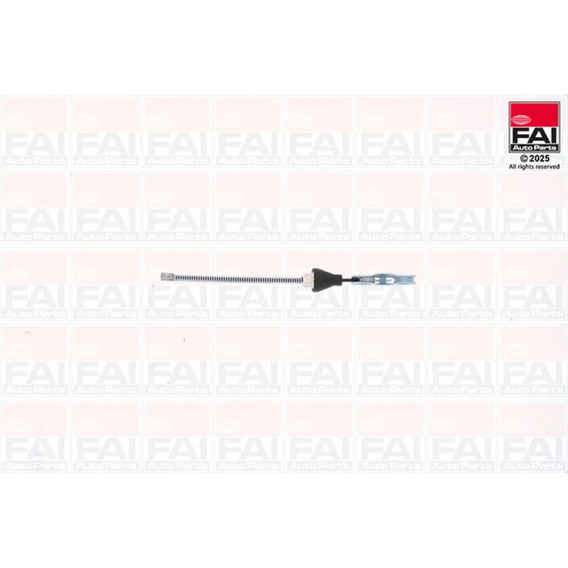 FAI Handbrake Cable Left Rear fits Ford Fiesta V 2001-2010 1.25 1.3 1.4 1.6