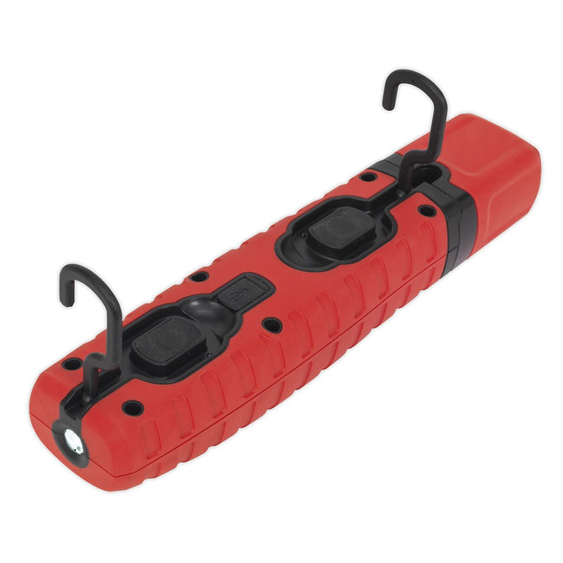 Sealey Rechargeable 360 Inspection Light 14 SMD LED & 3W SMD LED Red Lithium-ion Sealey - Dynamic Drive