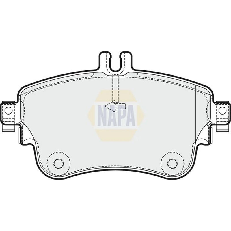 NAPA Front Brake Pad Set fits Mercedes-Benz A-Class 2012-2018