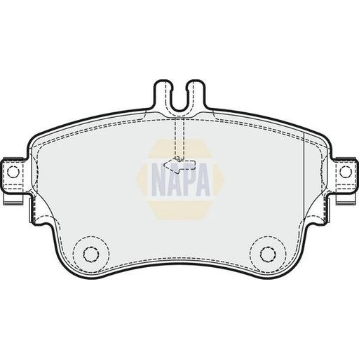 NAPA Front Brake Pad Set fits Mercedes-Benz A-Class 2012-2018