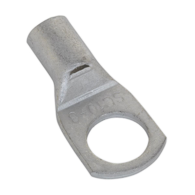 Sealey Copper Lug Terminal 10mmï x 8mm Pack of 10 LT108 Sealey - Dynamic Drive