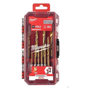 Milwaukee 10 Piece SHOCKWAVE Red Hex HSS Titanium Metal Drill Bit Set Milwaukee - Dynamic Drive