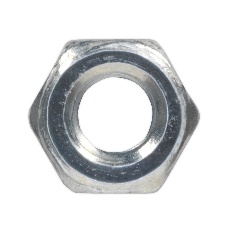 Sealey Steel Nut DIN 934 M4 Pack of 100 SN4 Sealey - Dynamic Drive