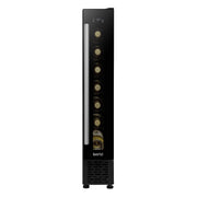 Baridi Extra-Slim 7 Bottle Wine Fridge & Cooler 15cm - Black DH76 Baridi - Dynamic Drive