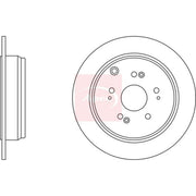 Apec 2 x Solid Brake Discs fits Honda Cr-V 2001-2007 2.0 2.2