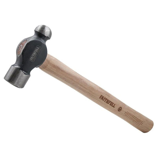 Faithfull Ball Pein Hammer FSC Hickory 1.361kg (3 lb) Faithfull - Dynamic Drive