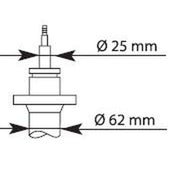 KYB Shock Absorber Damper Strut Front fits Citroën Relay I 1994-2002