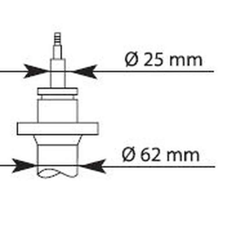 KYB Shock Absorber Damper Strut Front fits Citroën Relay I 1994-2002
