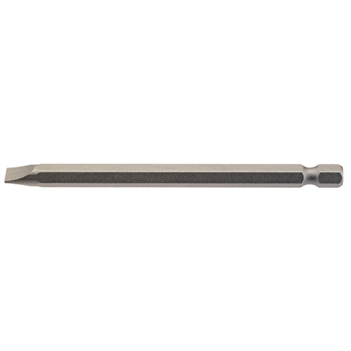 Draper Plain Slot Insert Bit, 6.5mm, 1/4" Hex, 100mm Long (Pack of 1) 64351 Draper - Dynamic Drive