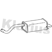 Klarius Box With Tail Pipe Rear fits Renault Clio III 2005-2014 1.2