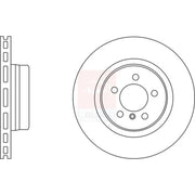 Apec Front Brake Vented Discs & Pads fits Land Rover Range Rover 2004-2012 4.4