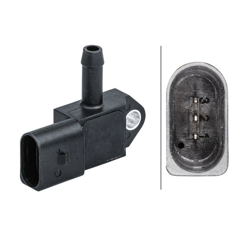 Hella Exhaust Pressure Sensor fits Audi A1 2014-2018 1.6