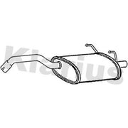 Klarius Box With Tail Pipe Rear fits Fiat 500 2007 on 1.4