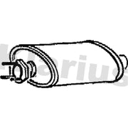 Klarius Box With Centre Pipe Centre fits Volvo 740 1984-1992 2.0 2.3