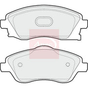 Apec Front Brake Pad Set fits Opel Combo Box Body/Mpv 2001 on 1.6 1.7