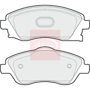 Apec Front Brake Pad Set PAD1221