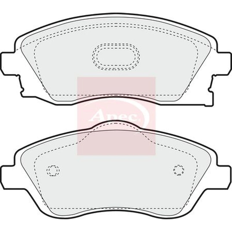 Apec Front Brake Pad Set PAD1221