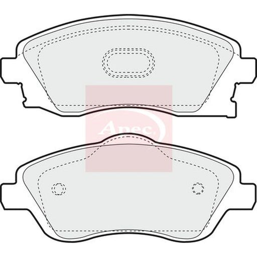 Apec Front Brake Pad Set PAD1221