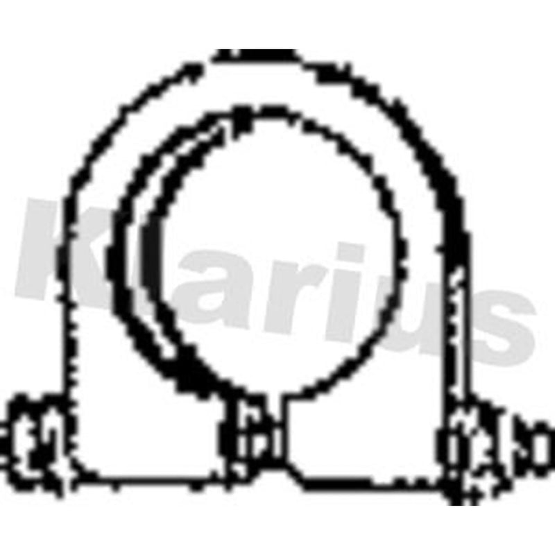 Klarius Exhaust System Clamping Piece OD ID 0mm Wide