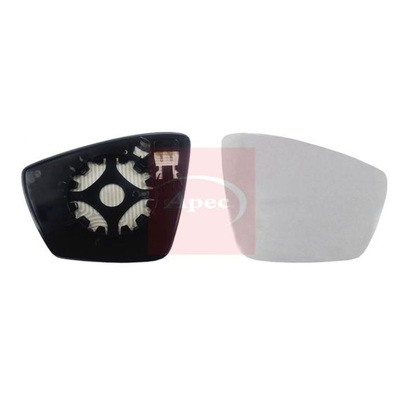 Apec Exterior Wing Mirror Glass Right fits Skoda Karoq 2017-2018