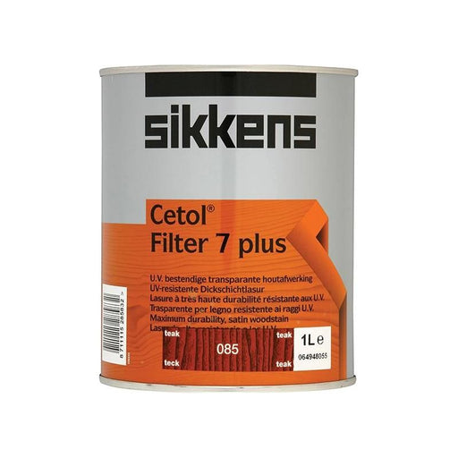 Sikkens Cetol Filter 7 Plus Translucent Woodstain Teak 1 litre Sikkens - NN4 Online