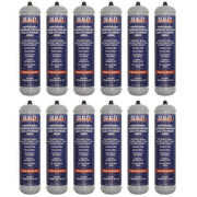 Sealey Disposable Carbon Dioxide Gas Cylinder 390g - Box of 12 CO2/100/12 Sealey - Dynamic Drive