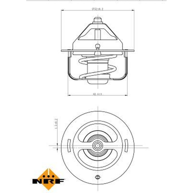 NRF Thermostat,Coolant 725144