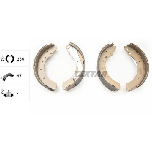 Textar Brake Shoe Set Axle Kit 91039500