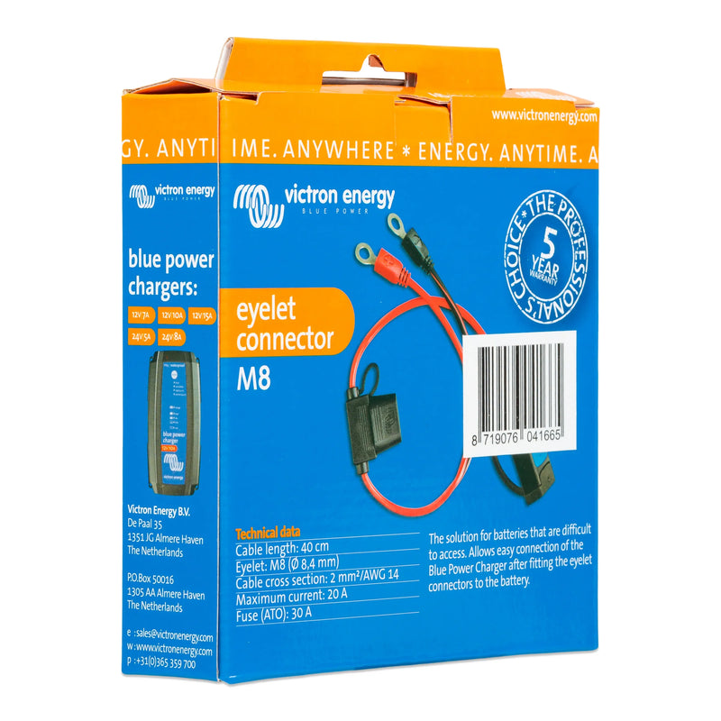 Victron M8 Eyelet Connector with 30A ATO Fuse