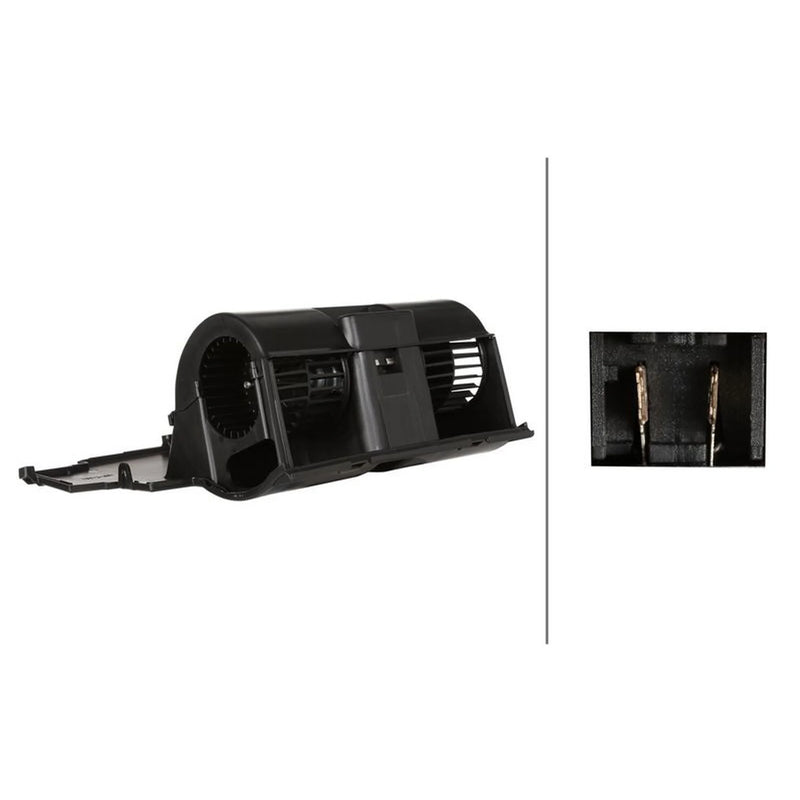 Hella Heater Blower Fan fits Iveco Eurocargo I-Iii 1991-2015