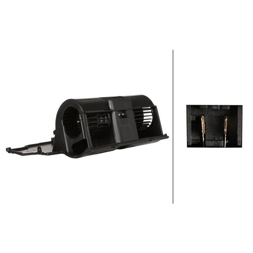 Hella Heater Blower Fan fits Iveco Eurocargo I-Iii 1991-2015