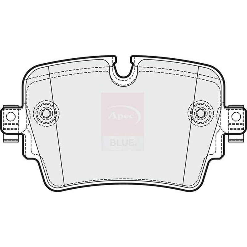 Apec Rear Brake Pad Set fits Jaguar F-Type 2012-2016 3.0 5.0