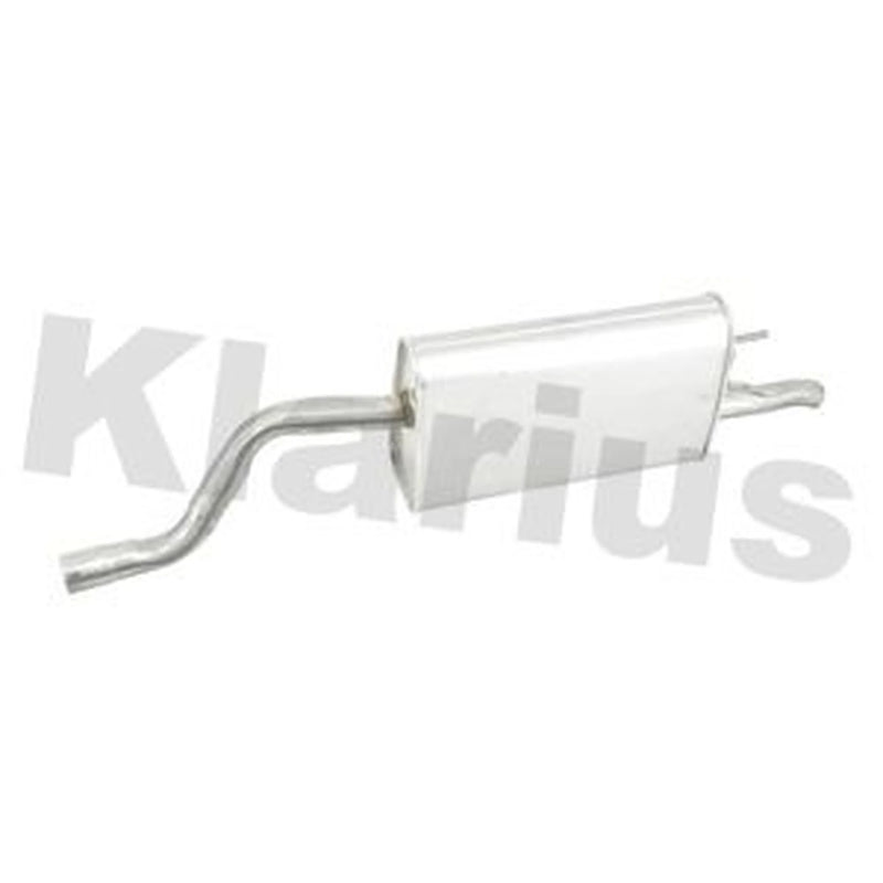 Klarius Box With Tail Pipe Rear fits Opel Meriva B 2010-2017 1.4