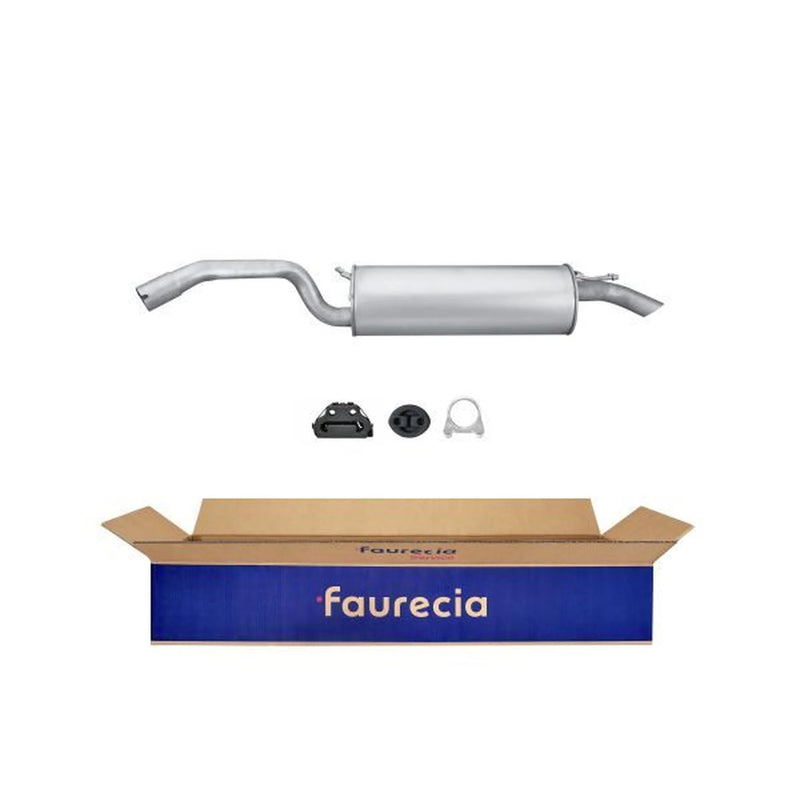 Hella End Silencer Rear fits Fiat Stilo Multi 2003-2008 1.4 1.6