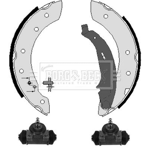 Borg & Beck Brake Shoe Set Axle Kit BBS1039K