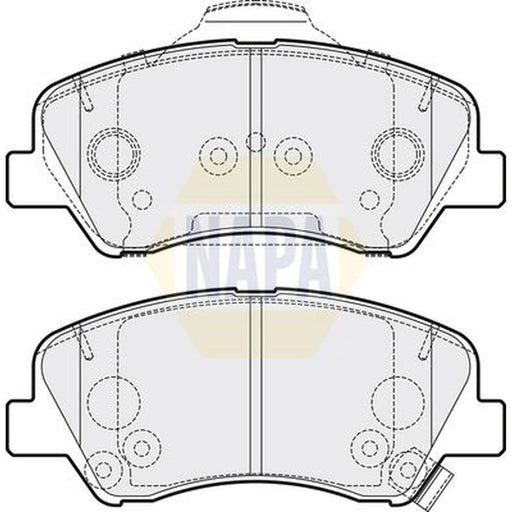 NAPA Front Brake Pad Set NBP1780