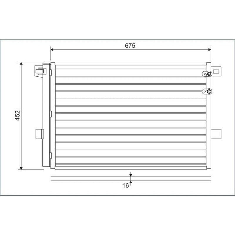 Valeo Air Conditioning Condenser 814054