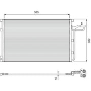 Valeo Air Conditioning Condenser 814416