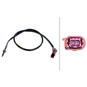 Hella Exhaust Gas Temperature Sensor before soot particulate filt fits VW Arteon