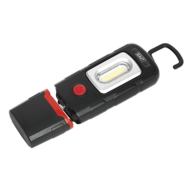 Sealey Rechargeable LED Inspection Lamp 360 COB Work Light Super Bright Black Sealey  - Dynamic Drive