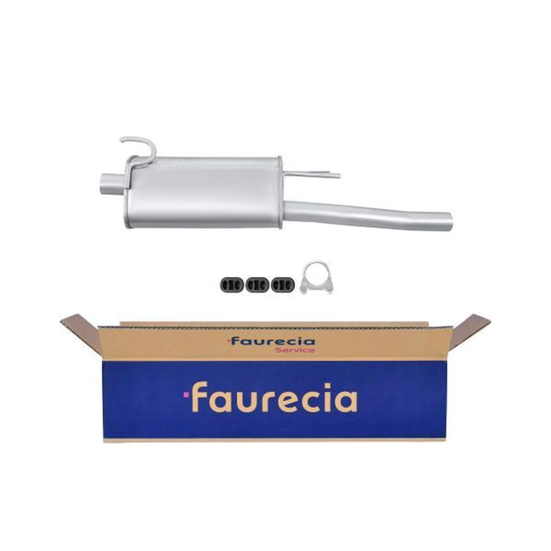Hella End Silencer Rear fits Opel Combo Box Body/Mpv 2004 on 1.7