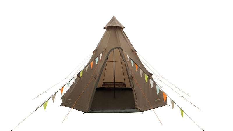 Easy Camp Rands Tipi Tent Dark Sand 8 Person Easy Camp - Dynamic Drive