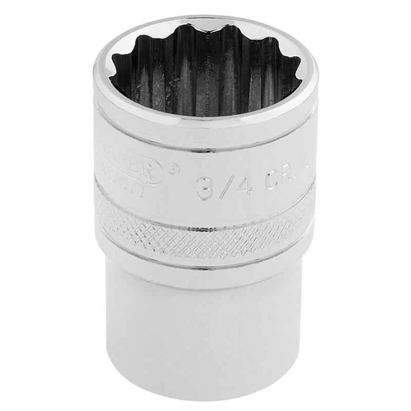 Draper HI-TORQ 12 Point Socket, 1/2" Sq. Dr., 3/4" 33660 Draper - Dynamic Drive