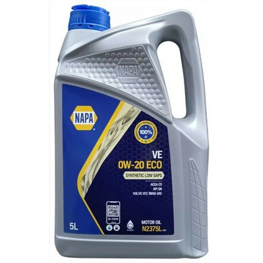NAPA Engine Synthetic Oil 5L C5 SN 0W-20 fits Byd Seal U 2024 on 1.5