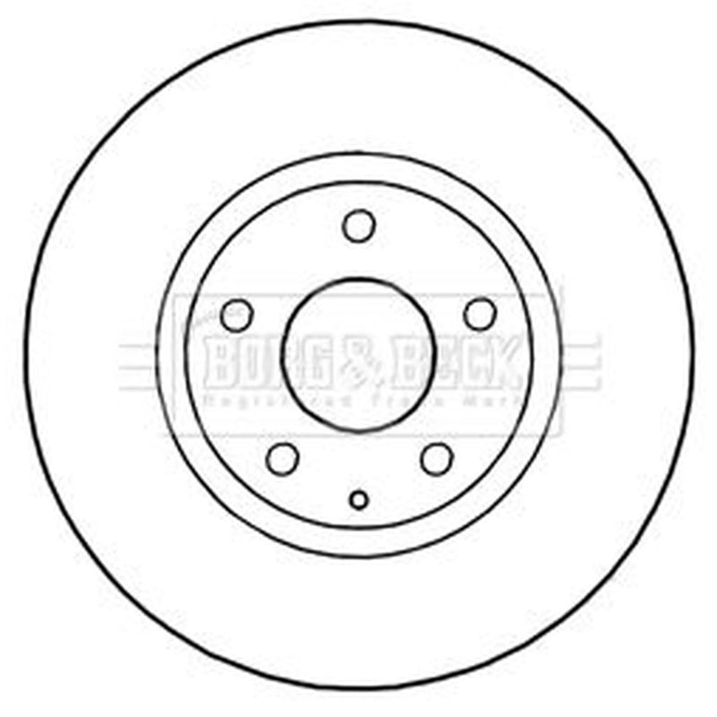 Borg & Beck Front & Rear Brake Discs & Pads fits Mazda CX-5 2011-2017 2.0 2.2