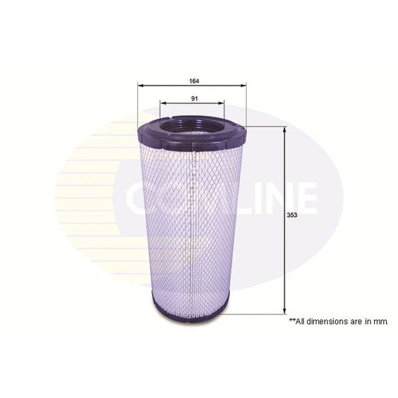 Comline Engine Air Filter fits Irisbus Daily Tourys 2006 on