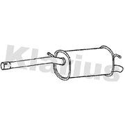 Klarius Box With Tail Pipe Rear fits VW Caddy Alltrack IV 2015-2020 2.0