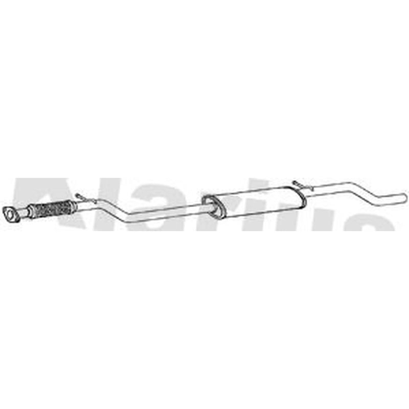 Klarius Box With Centre Pipe Centre fits Fiat Punto 1999-2010