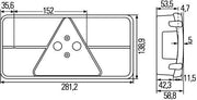 Hella 2VB 341 032-117 Tail Light Assembly