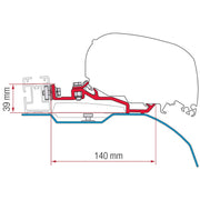 Fiamma Kit Smart Clamp System fits Fiat Ducato F80S Fiamma - Dynamic Drive